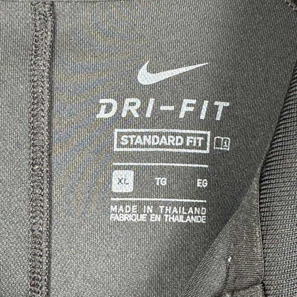 Nike Golf Dri-FIT Men’s Polo Shirt Black Size XL Breathable Performance Stretch - Picture 4 of 7